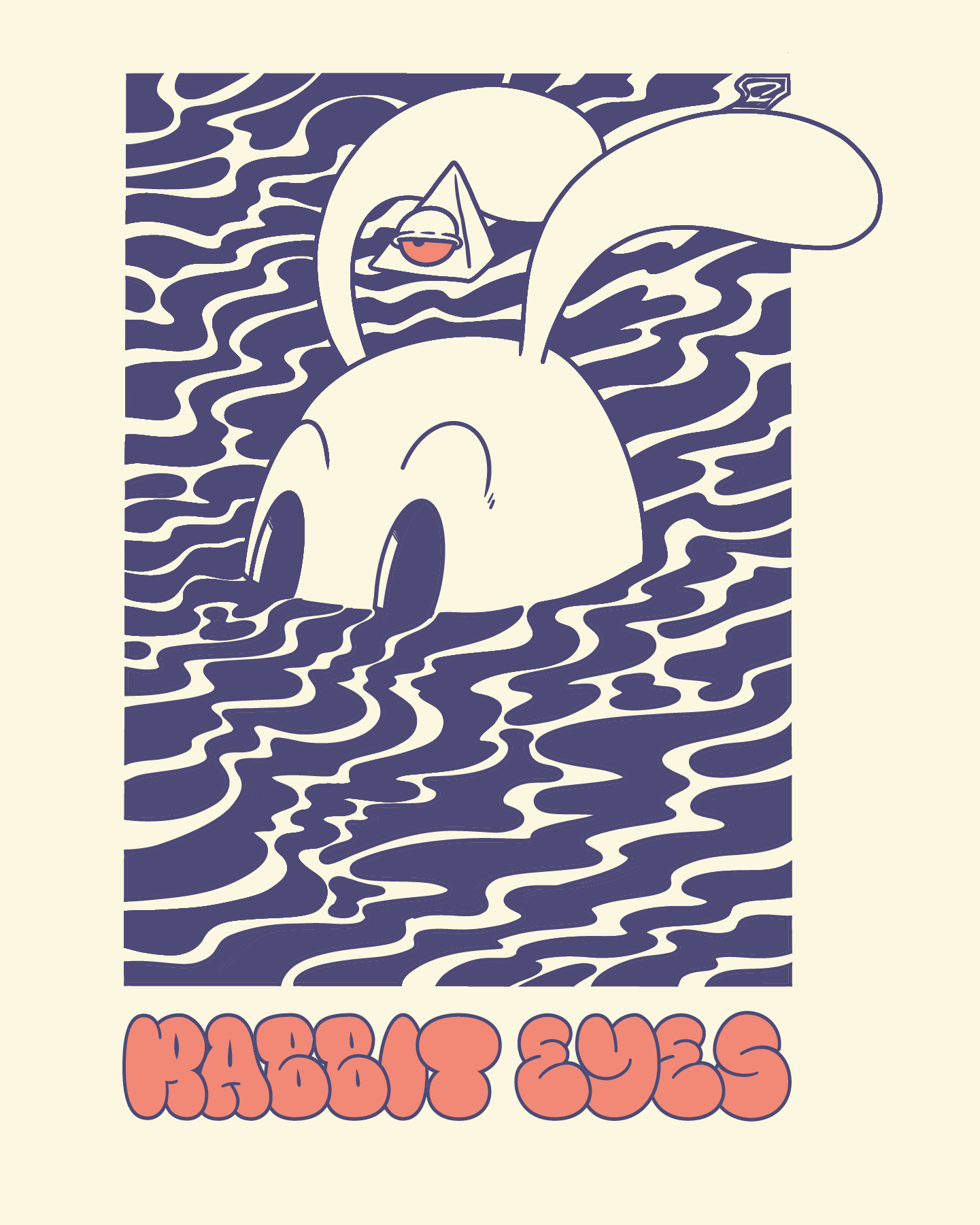 Polera Algodón diseño Rabbit Bajo el agua – Drop Abril 2025