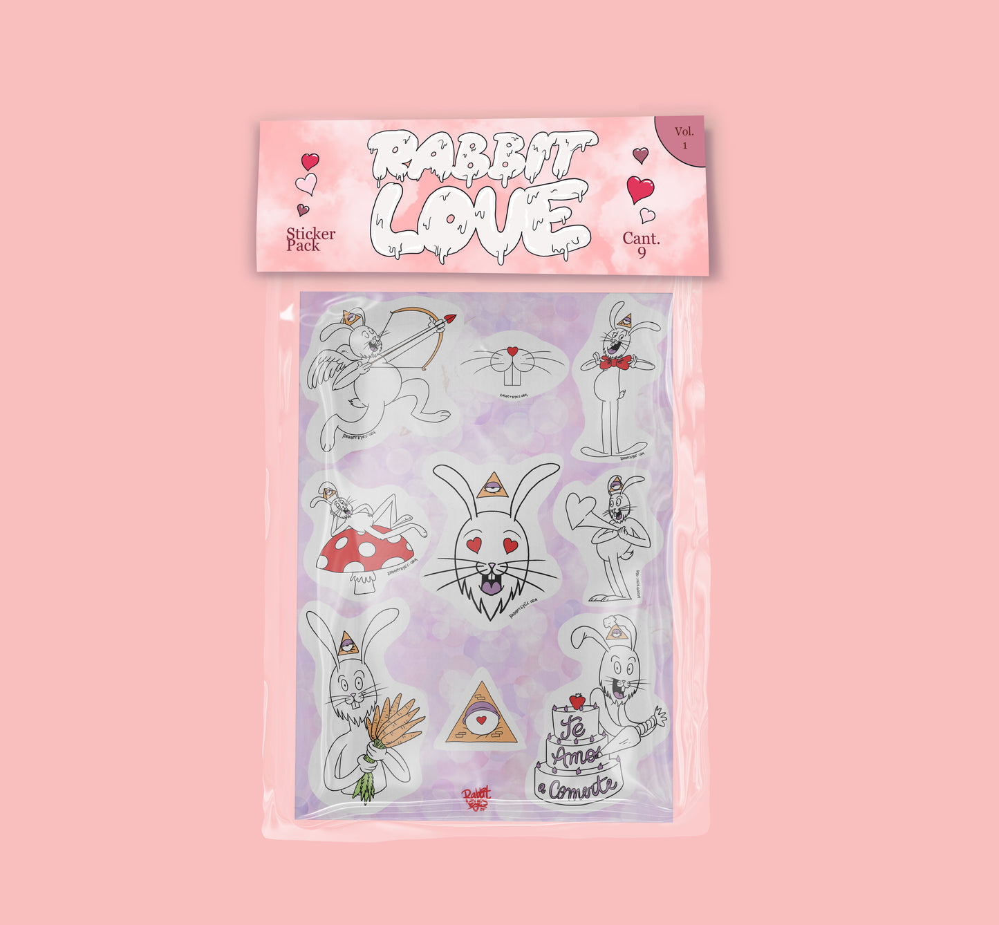 RABBIT LOVE (COLALESS DE ALGODÓN)